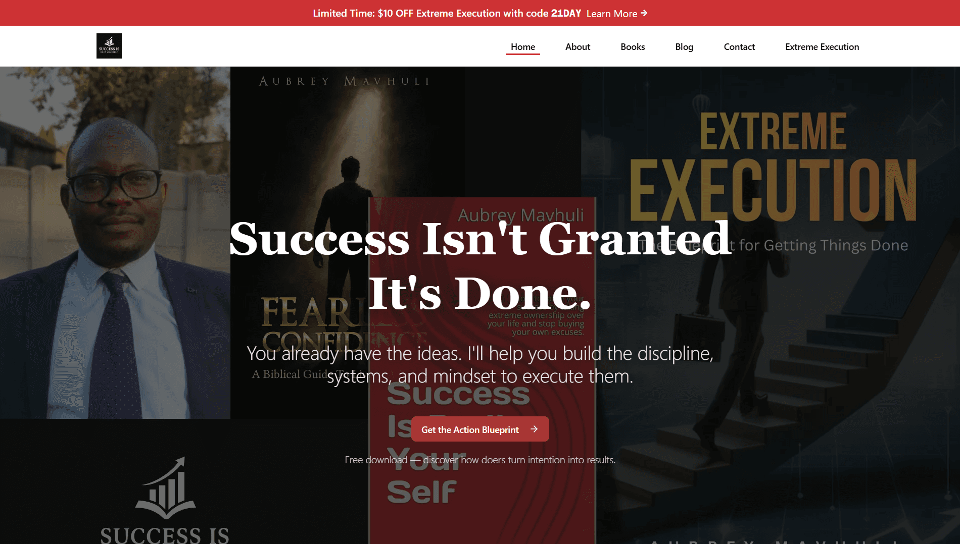 Success Is Do It Yourself website screenshot